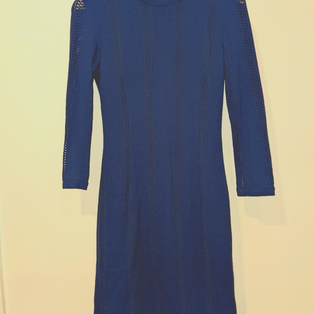 Rag & Bone blue knit dress size 8